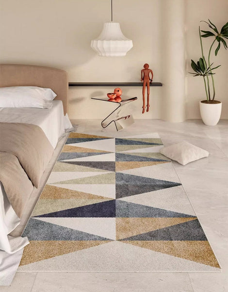 Large Modern Rugs for Bedroom, Modern Rugs for Dining Room, Simple Large Modern Rugs for Living Room, Abstract Geometric Modern Rugs-artworkcanvas
