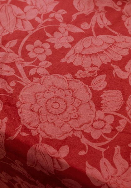 Long Rectangle Tablecloth for Dining Room Table, Christmas Table Cloth, Wedding Tablecloth, Red Flower Pattern Tablecloth for Home Decoration, Square Tablecloth-artworkcanvas