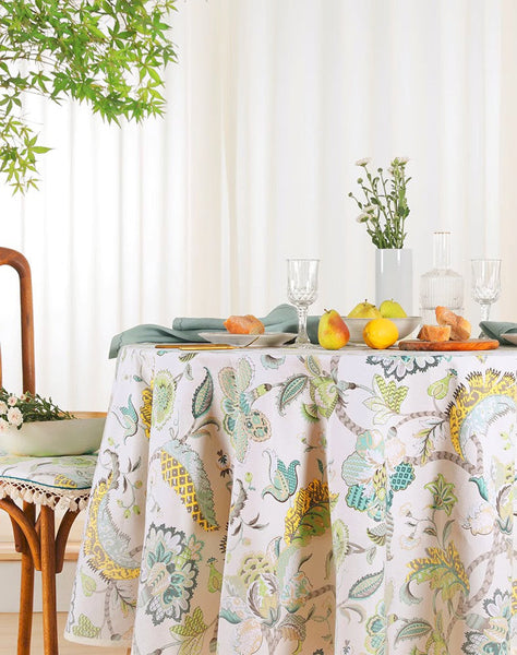 Rustic Table Covers for Kitchen, Large Rectangle Tablecloth for Dining Room Table, Country Farmhouse Tablecloth, Square Tablecloth for Round Table-artworkcanvas