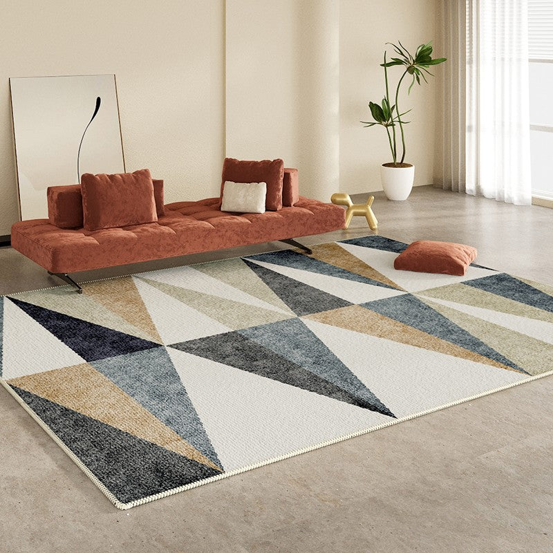 Large Modern Rugs for Bedroom, Modern Rugs for Dining Room, Simple Large Modern Rugs for Living Room, Abstract Geometric Modern Rugs-artworkcanvas