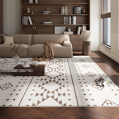 Contemporary Geometric Carpets, Contemporary Modern Rugs, Abstract Modern Rugs for Living Room, Extra Large Modern Rugs under Dining Room Table-artworkcanvas