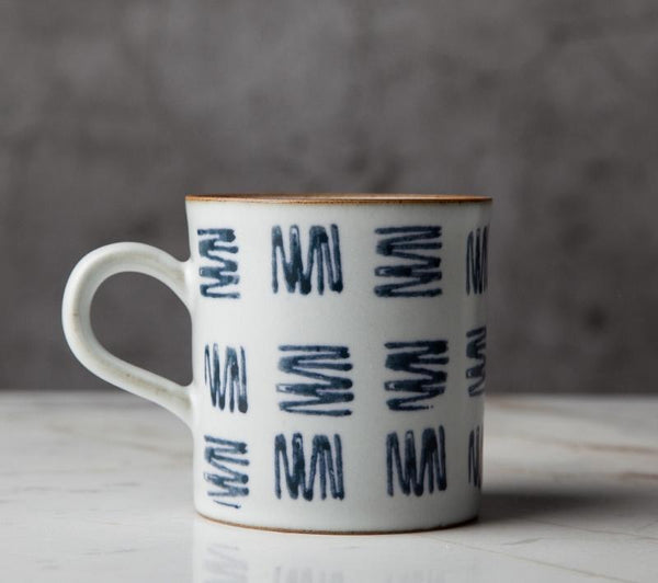 Cappuccino Coffee Mug, Handmade Pottery Coffee Cup, 10 oz Large Capacity Coffee Cup, Pottery Tea Cup-artworkcanvas