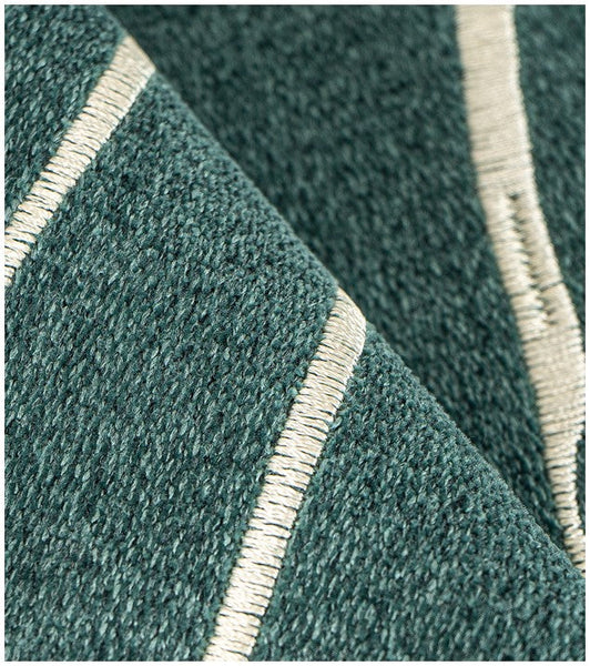 Abstract Green Decorative Throw Pillows, Geometric Square Modern Throw Pillows for Couch, Large Contemporary Throw Pillow for Interior Design-artworkcanvas