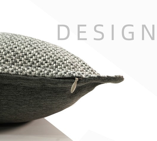 Simple Decorative Throw Pillows, Large Throw Pillow for Interior Design, Large Gray Square Modern Throw Pillows for Couch, Contemporary Modern Sofa Pillows