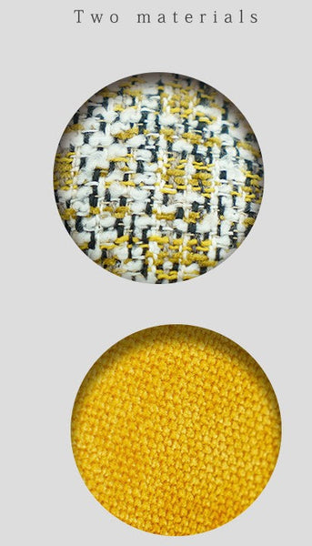 Contemporary Modern Sofa Pillows, Large Yellow Decorative Throw Pillows, Large Square Modern Throw Pillows for Couch, Simple Throw Pillow for Interior Design-artworkcanvas