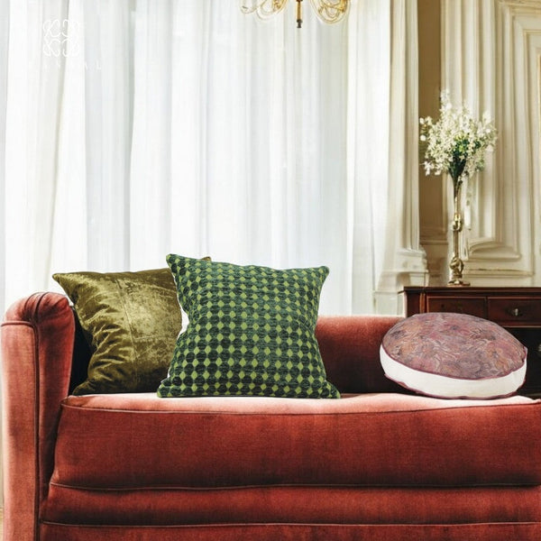 Modern Pillows for Living Room, Luxury Green Decorative Modern Pillows for Couch, Modern Sofa Pillows Covers, Modern Sofa Cushion-artworkcanvas