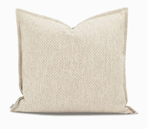 Large Square Modern Throw Pillows for Couch, Large Brown Throw Pillow for Interior Design, Contemporary Modern Sofa Pillows, Simple Decorative Throw Pillows-artworkcanvas