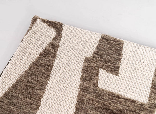 Modern Square Pillows, Contemporary Throw Pillow for Living Room, Large Abstract Throw Pillows for Couch, Modern Sofa Throw Pillows-artworkcanvas