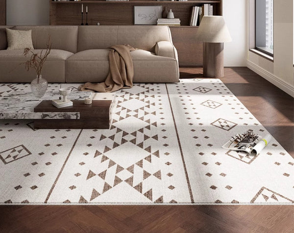 Contemporary Geometric Carpets, Contemporary Modern Rugs, Abstract Modern Rugs for Living Room, Extra Large Modern Rugs under Dining Room Table-artworkcanvas