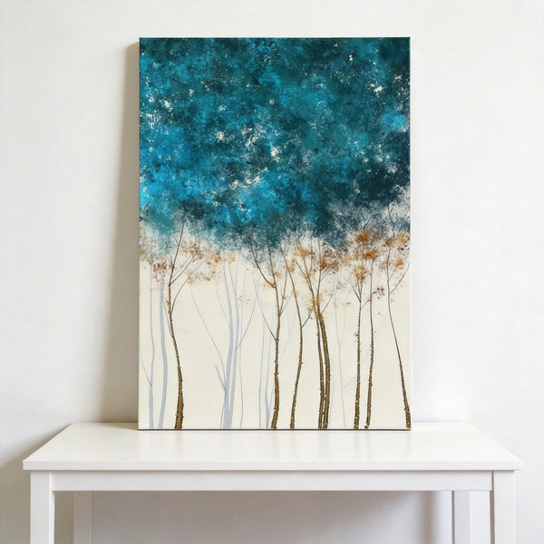 Original Abstract Paintings, Hand Painted Canvas Art, Abstact Tree Painting, Original Small Paintings, Buy Small Art Online-artworkcanvas