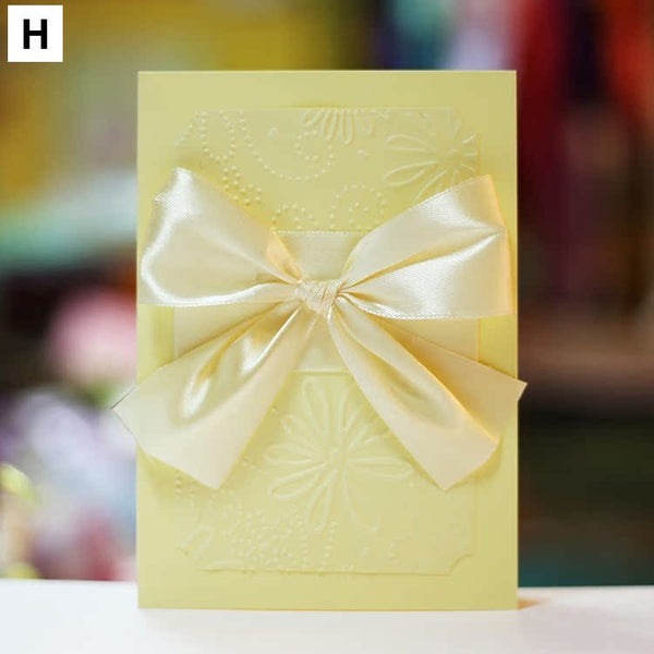 Bowknot Greeting Cards, Beautiful Valentine's Day Greeting Card, Creative Birthday Greeting Card, Original Handmade Wedding Greeting Card, Unique Anniversary Greeting Card to Lovers-artworkcanvas
