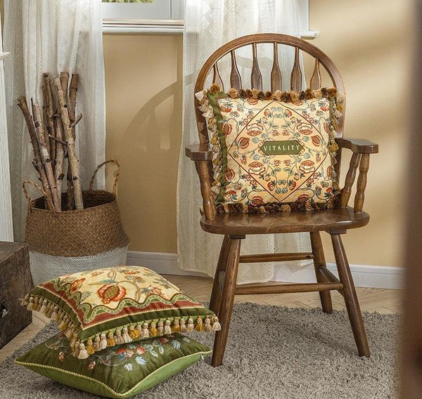 Modern Sofa Pillows, Decorative Throw Pillows, Beautiful Throw Pillows, Short Velvet Pillow Cover, Decorative Pillows for Living Room-artworkcanvas