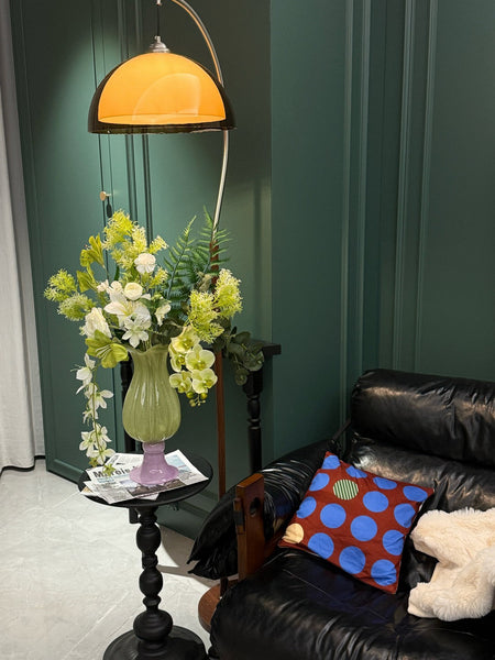 Centerpiece Contemporary Vases on Table, Modern Glass Vase for Flowers, Mid Century Glass Vases, Handmade Modern Vases for Living Room, Unique Decorative Glass Vase-artworkcanvas