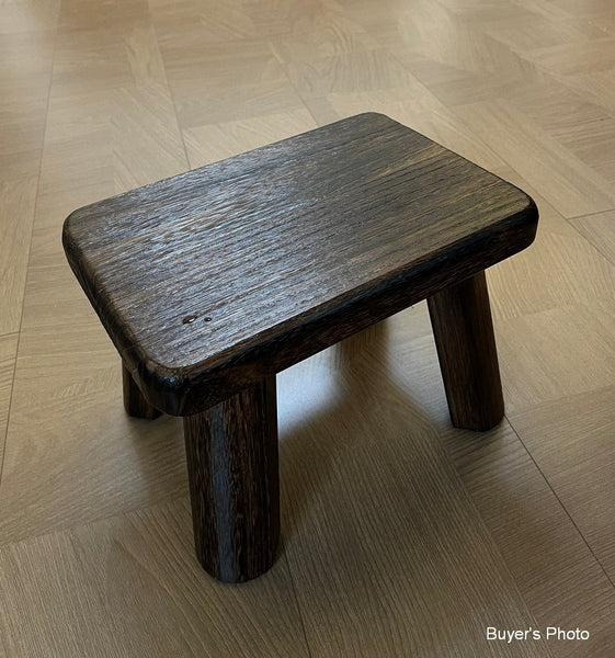 Dining Table Stool, Shoe-changing Stool, Solid Wood low Stool, Paulownia Wood Stool, Children's Wooden Stool, Sofa Stool-artworkcanvas