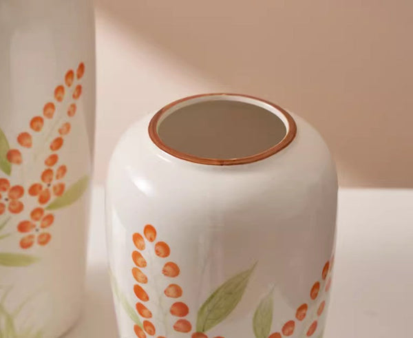 Dining Table Centerpiece, Ceramic Bouquet Vases, Porcelain Flower Vases, Large Flower Vases on Table, Handmade Water Holding Flower Vase-artworkcanvas