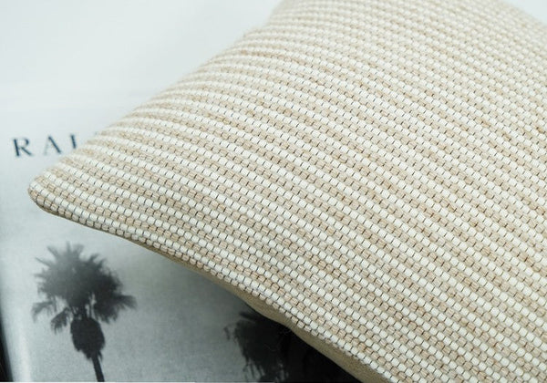 Contemporary Light Brown Modern Sofa Pillows, Large Square Modern Throw Pillows for Couch, Simple Decorative Throw Pillows, Large Throw Pillow for Interior Design-artworkcanvas