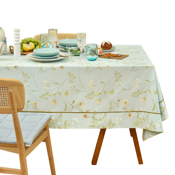 Farmhouse Table Cloth, Wedding Tablecloth, Large Rectangle Tablecloth for Dining Room Table, Rectangular Table Covers for Kitchen, Square Tablecloth for Coffee Table-artworkcanvas