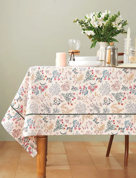 Large Rectangle Tablecloth for Dining Room Table, Rustic Table Covers for Kitchen, Country Farmhouse Tablecloth, Square Tablecloth for Round Table-artworkcanvas
