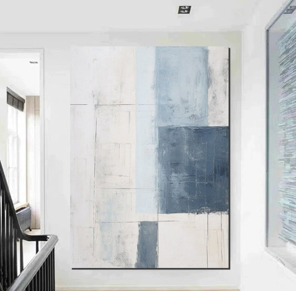 Modern Contemporary Abstract Artwork, Palette Knife Paintings, Extra Large Acrylic Painting, Simple Modern Art, Living Room Wall Art Painting-artworkcanvas