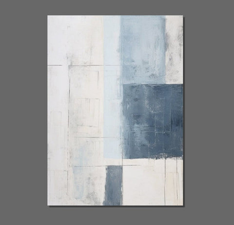 Modern Contemporary Abstract Artwork, Palette Knife Paintings, Extra Large Acrylic Painting, Simple Modern Art, Living Room Wall Art Painting-artworkcanvas