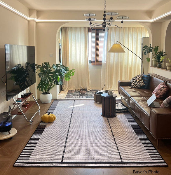 Bedroom Modern Rugs, Living Room Contemporary Modern Rugs, Modern Rugs for Dining Room, Large Abstract Geometric Modern Rugs-artworkcanvas