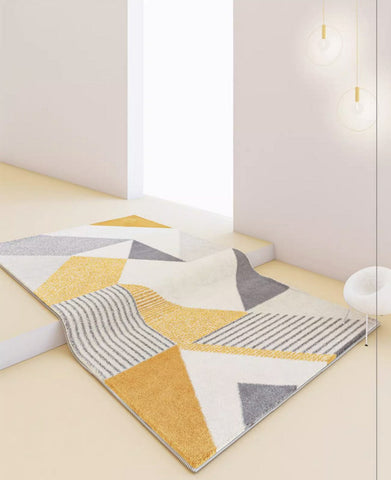Dining Room Modern Rugs, Geometric Modern Rugs for Living Room, Large Modern Floor Carpets, Contemporary Modern Rugs for Dining Room-artworkcanvas