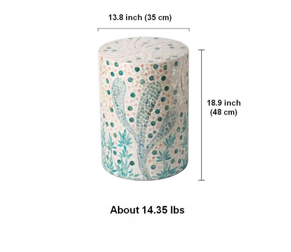 Unique Small End Table, Portable Casual Side Table, Creative Coffee Table, Contemporary Small Sofa Side Table, Shell Small Side Table-artworkcanvas