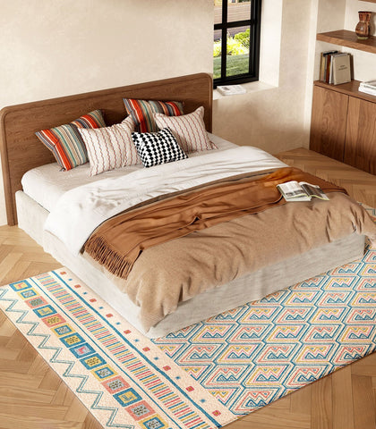 Contemporary Runner Rugs for Living Room, Modern Runner Rugs Next to Bed, Runner Rugs for Hallway, Bathroom Runner Rugs, Kitchen Runner Rugs-artworkcanvas