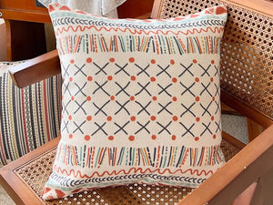 Geometric Modern Pillow Covers, Oriental Square Pillows for Couch, Decorative Throw Pillows for Dining Room, Bohemian Decorative Sofa Pillows-artworkcanvas