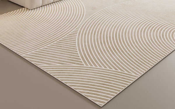Simple Abstract Area Rugs for Dining Room, Contemporary Modern Rug Placement Ideas for Living Room, Geometric Modern Rug Ideas for Bedroom-artworkcanvas
