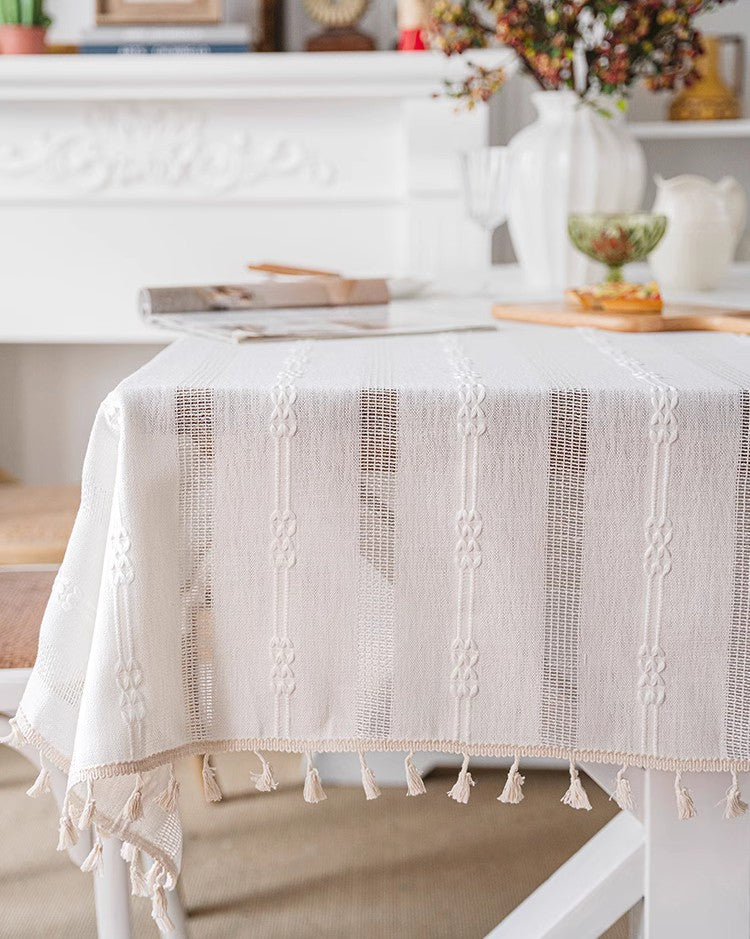 Country Farmhouse Tablecloth, Rustic Table Covers for Kitchen, Linen Rectangular Tablecloth for Oval Table, Large Rectangle Tablecloth for Dining Room Table-artworkcanvas