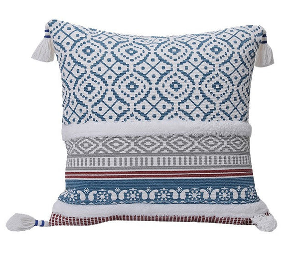 Geometric Modern Sofa Pillows for Bedroom, Square Pillows for Couch, Modern Decorative Pillow for Interior Design, Contemporary Decorative Pillow Covers-artworkcanvas