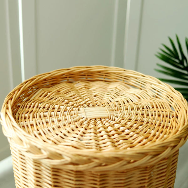 Triple-Layer Cat Bed, Large Cat House Basket with Washable Cushion for Indoor Cats and Dogs-artworkcanvas