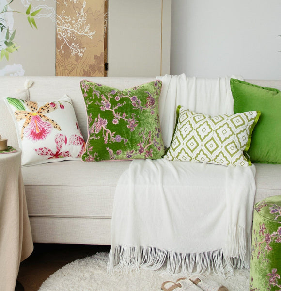Modern Decorative Cushion Covers, Unique Decorative Pillow Arrangement Ideas for Couch, Decorative Pillows for Living Room, Large Decorative Pillows for Interior Design-artworkcanvas