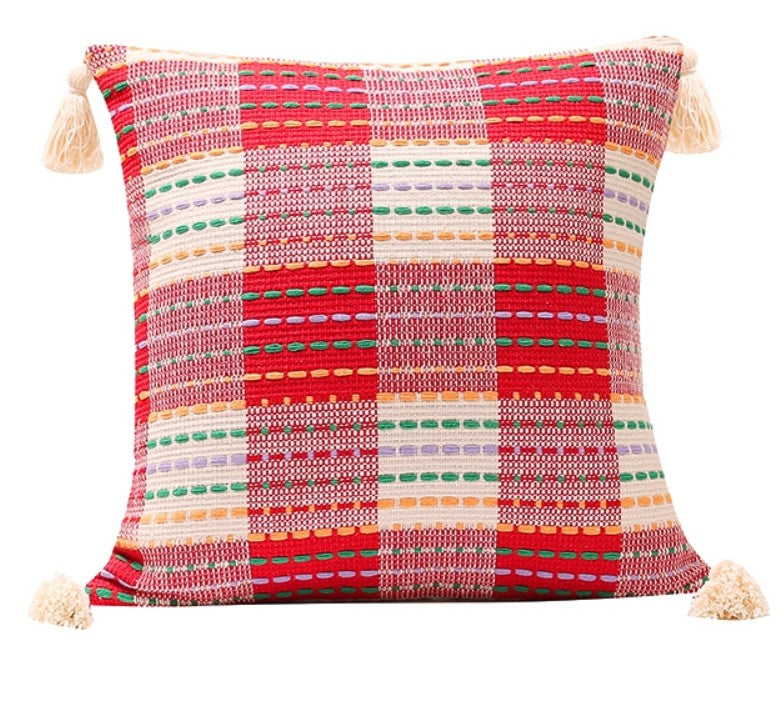 Colorful Modern Sofa Pillows Covers, Modern Sofa Cushion, Decorative Modern Pillows for Couch, Decorative Pillows for Living Room-artworkcanvas
