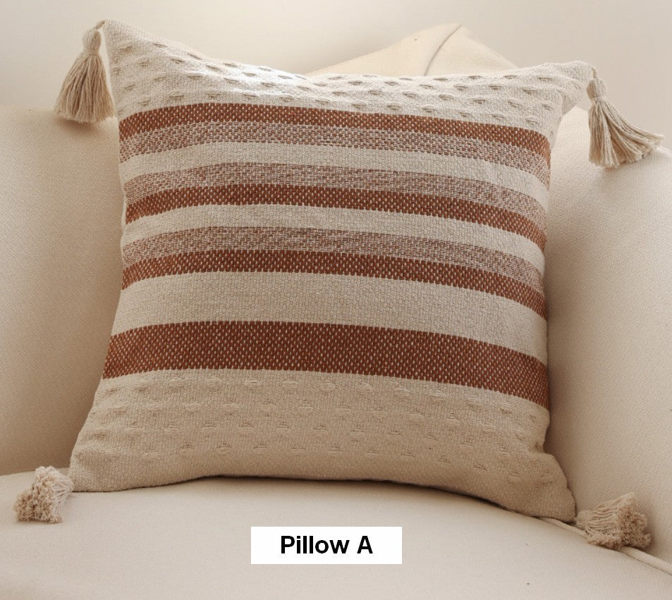 Decorative Sofa Pillows for Bedroom, Decorative Square Pillow Covers, Geometric Pattern Decorative Pillow for Couch-artworkcanvas