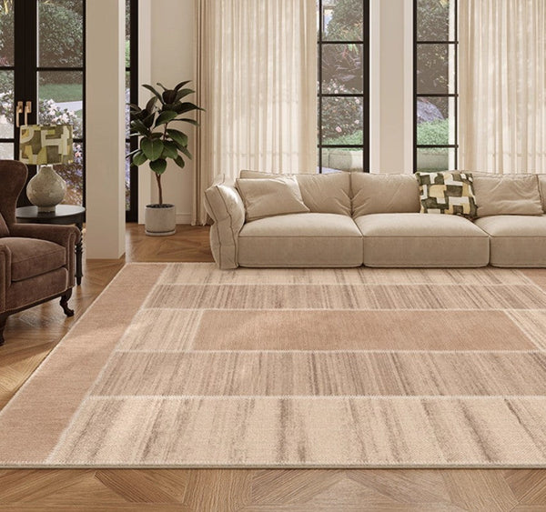 Modern Rugs for Dining Room, Contemporary Rugs for Bedroom, Abstract Modern Carpets for Living Room, Mid Century Modern Rugs Next to Bed-artworkcanvas