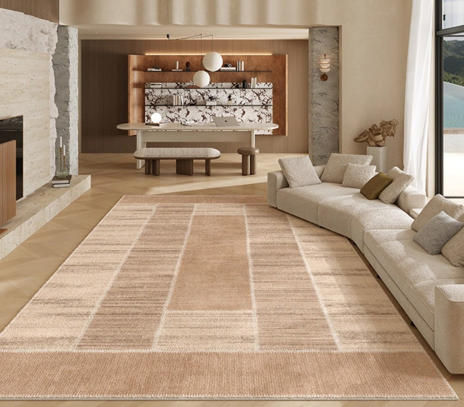 Modern Rugs for Dining Room, Contemporary Rugs for Bedroom, Abstract Modern Carpets for Living Room, Mid Century Modern Rugs Next to Bed-artworkcanvas
