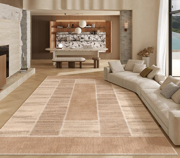 Modern Rugs for Dining Room, Contemporary Rugs for Bedroom, Abstract Modern Carpets for Living Room, Mid Century Modern Rugs Next to Bed-artworkcanvas