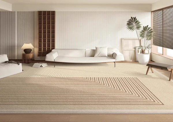 Geometric Contemporary Rugs for Dining Room, Oversized Modern Rug for Living Room, Bedroom Floor Rugs, Extra Large Modern Rugs for Living Room-artworkcanvas