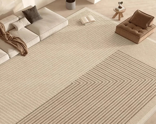 Geometric Contemporary Rugs for Dining Room, Oversized Modern Rug for Living Room, Bedroom Floor Rugs, Extra Large Modern Rugs for Living Room-artworkcanvas