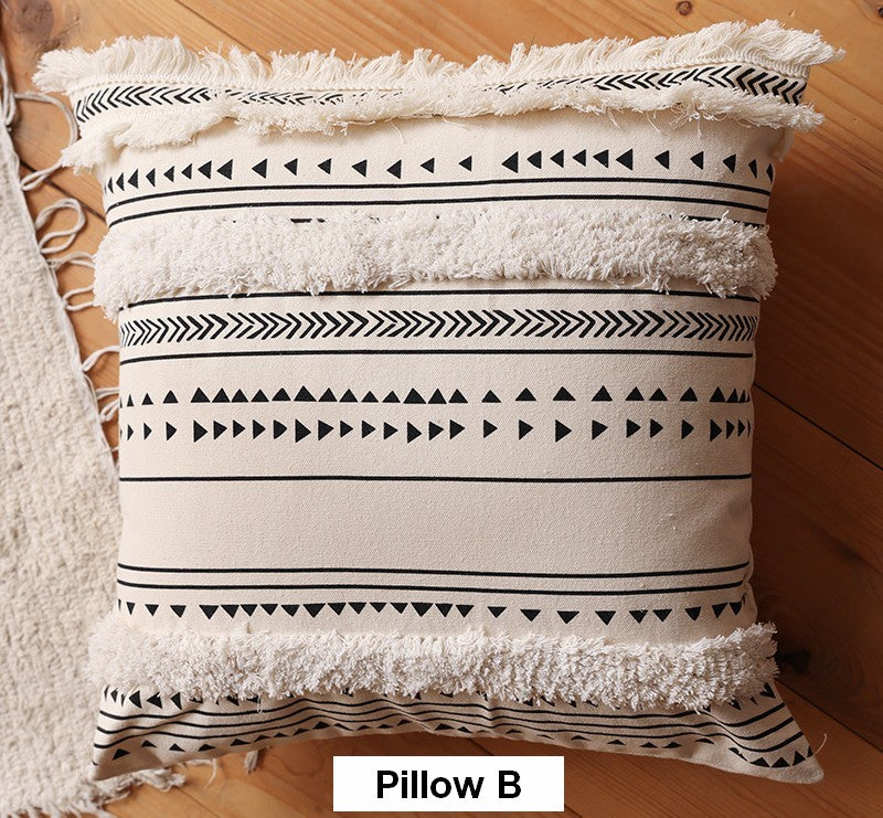 Decorative Pillow Covers, Modern Decorative Pillows for Interior Design, Square Modern Throw Pillows for Couch, Contemporary Modern Sofa Pillows-artworkcanvas