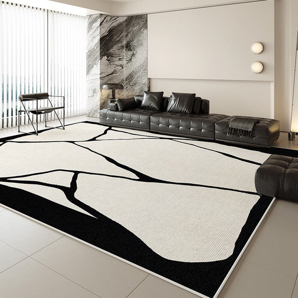 Contemporary Modern Rugs for Bedroom, Large Modern Rugs for Living Room, Extra Large Geometric Modern Rugs for Dining Room-artworkcanvas