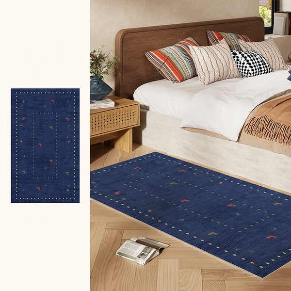Modern Runner Rugs Next to Bed, Contemporary Runner Rugs for Living Room, Blue Runner Rugs for Hallway, Bathroom Runner Rugs, Kitchen Runner Rugs
