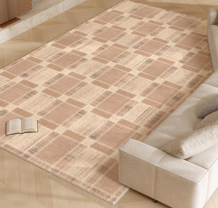 Contemporary Rugs for Bedroom, Abstract Modern Carpets for Living Room, Modern Rugs for Dining Room, Mid Century Modern Rugs Next to Bed-artworkcanvas