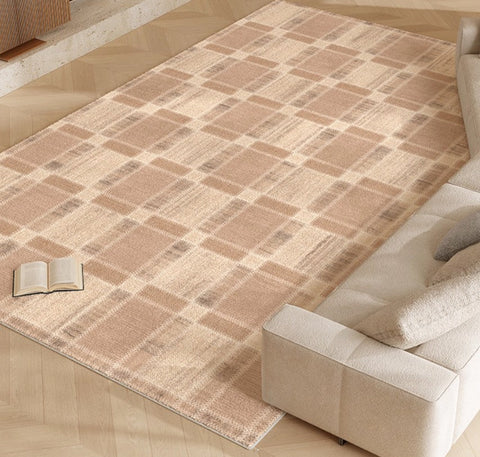 Contemporary Rugs for Bedroom, Abstract Modern Carpets for Living Room, Modern Rugs for Dining Room, Mid Century Modern Rugs Next to Bed-artworkcanvas