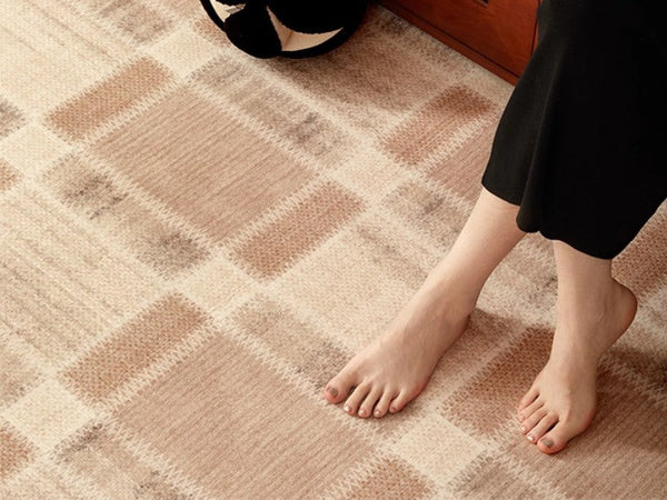 Contemporary Rugs for Bedroom, Abstract Modern Carpets for Living Room, Modern Rugs for Dining Room, Mid Century Modern Rugs Next to Bed-artworkcanvas