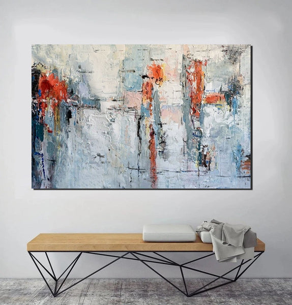Abstract Acrylic Paintings for Living Room, Buy Paintings Online, Heavy Texture Canvas Art, Modern Contemporary Artwork-artworkcanvas