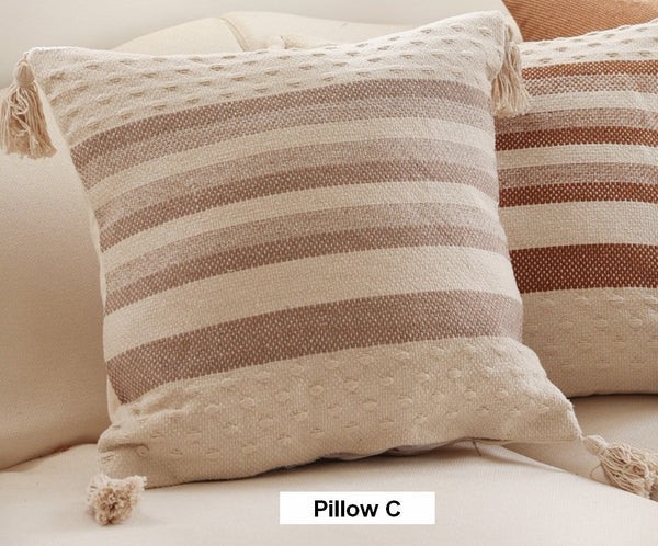 Decorative Sofa Pillows for Bedroom, Decorative Square Pillow Covers, Geometric Pattern Decorative Pillow for Couch-artworkcanvas