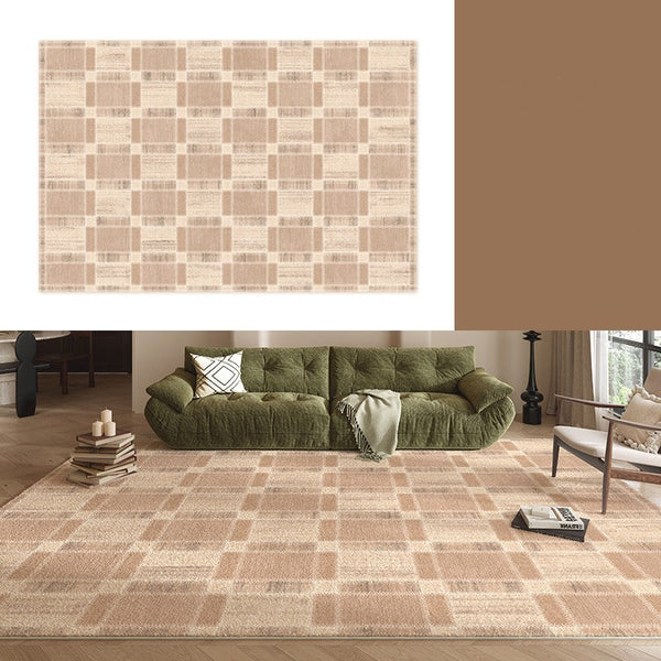 Contemporary Rugs for Bedroom, Abstract Modern Carpets for Living Room, Modern Rugs for Dining Room, Mid Century Modern Rugs Next to Bed-artworkcanvas